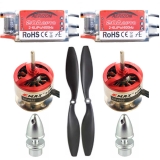 Brushless Copter-Spar-Set Hexa CF2822 plus 20A Regler SimonK
