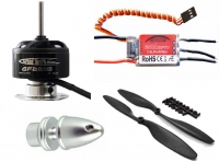 Brushless Hexacopter-Spar-Set GF2210/30 plus 20A Regler SimonK Opto