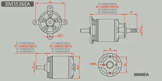 Dualsky XM3536EA-5 1380KV Außenläufer