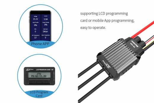 ZTW AERIZON MANTIS G2 65A Brushless Regler 2-6S 6 -8.4V 8A SBEC