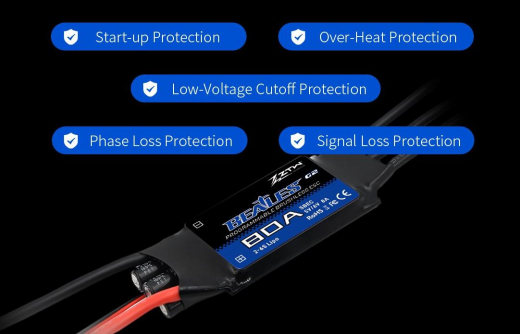 ZTW AERIZON Beatles G2 60A Brushless Regler 2-6S 5-6V/8A SBEC
