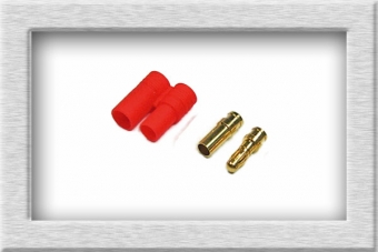5er Pack 3,5mm Goldstecker mit Hülsen