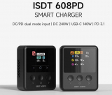 ISDT 608PD Smart Charger DC 240W/10A USB C 140W/5A 1-6S Lipo