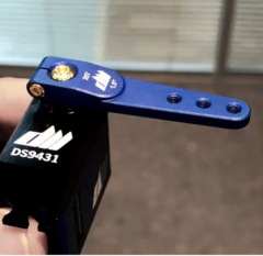Dualsky Servoarm SA 1.25 25T Aluminium blau eloxiert