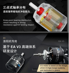 Dualsky Xmotor XM3045EG-8 KV 1250 725W Glider Brushless Motor